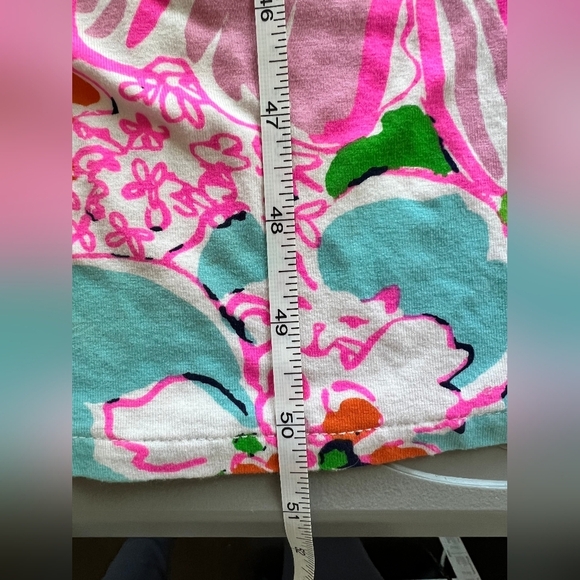 Lilly Pulitzer Pink Floral Nosey Posey Women’s Strapless Dress size XS - Picture 12 of 15